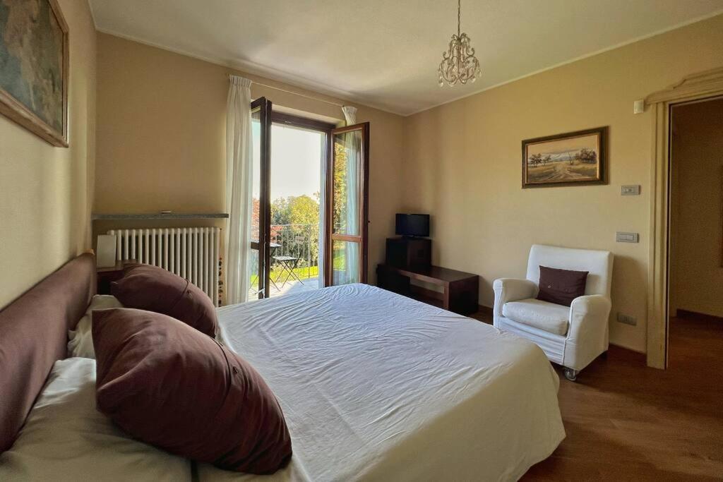 Ciarei Alloggio In Villa Prima Collina Biellese Tollegno Exterior foto